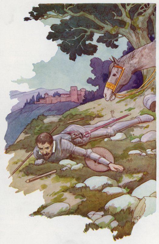 Illustration für Don Quixote von Harry George Theaker