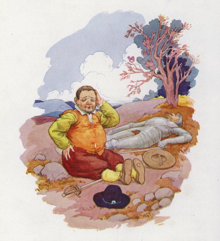 Illustration für Don Quijote von Harry George Theaker