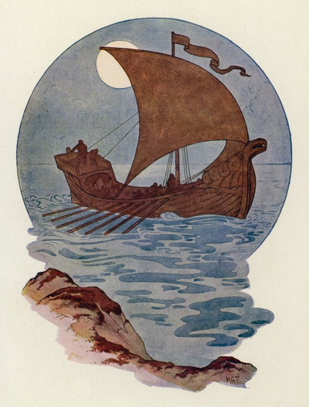 Sie war gebaut wie ein nordisches Kriegsschiff von Harry George Theaker