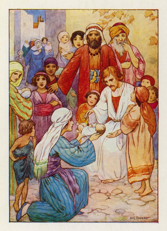 Lasset die Kinder zu mir kommen von Harry George Theaker