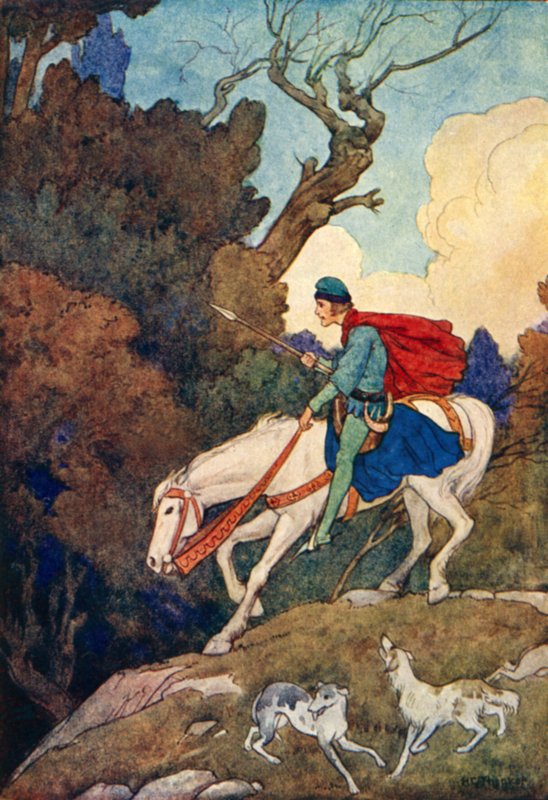 Der verzauberte Wald von Harry George Theaker
