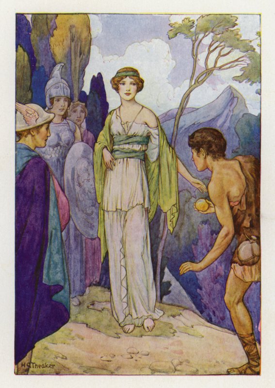 Das Urteil des Paris von Harry George Theaker