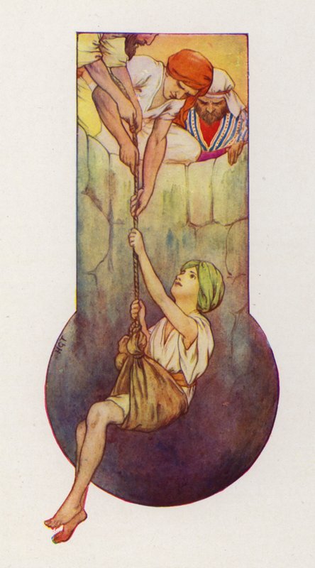 Die Brüder zogen Joseph aus der Grube von Harry George Theaker