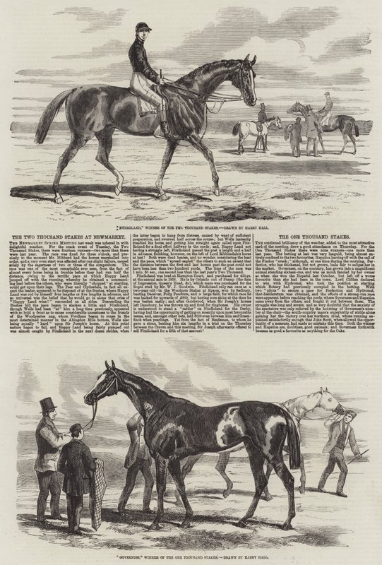 Die Zweitausend-Stakes in Newmarket von Harry Hall