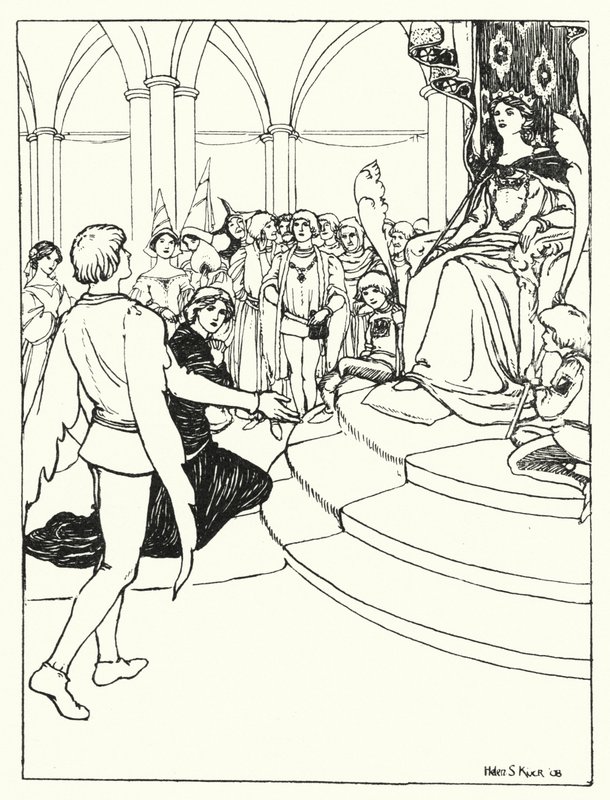 Der Jüngling am Hof der Feenkönigin von Helen S. Kuck