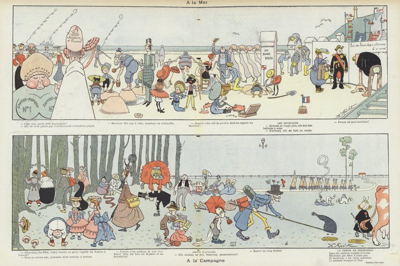 Illustration für Le Rire von Henri Avelot