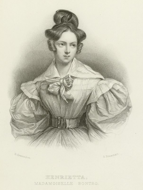 Henrietta, Mademoiselle Sontag von Henri Grevedon