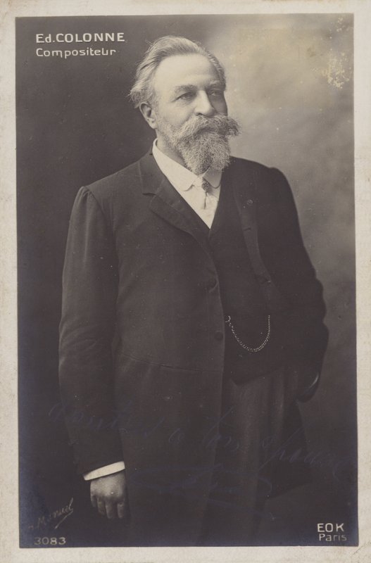 Edouard Colonne, französischer Dirigent und Geiger (1838-1910) von Henri Manuel