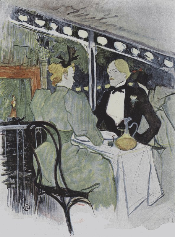 Illustration aus Le Plaisir a Paris von Henri de Toulouse Lautrec