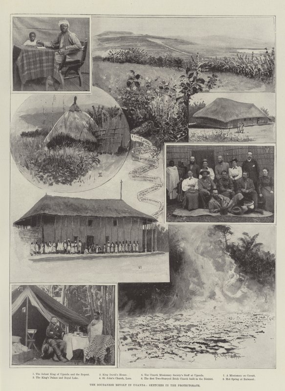 Der sudanesische Aufstand in Uganda, Skizzen im Protektorat von Henry Charles Seppings Wright