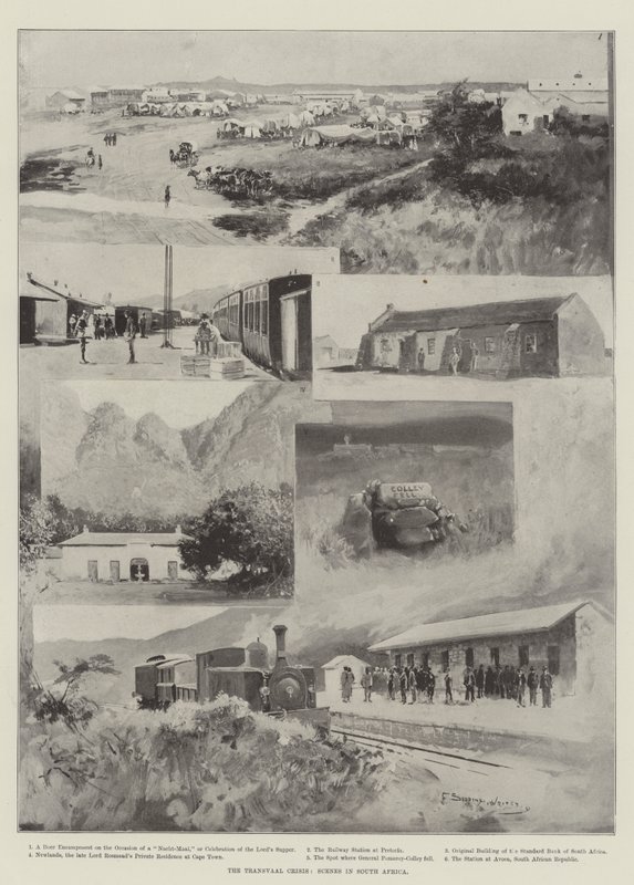 Die Transvaal-Krise, Szenen in Südafrika von Henry Charles Seppings Wright