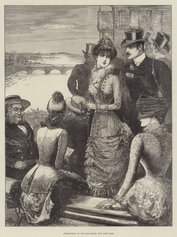 Attraktionen des Bootsrennens von Henry Stephen Ludlow