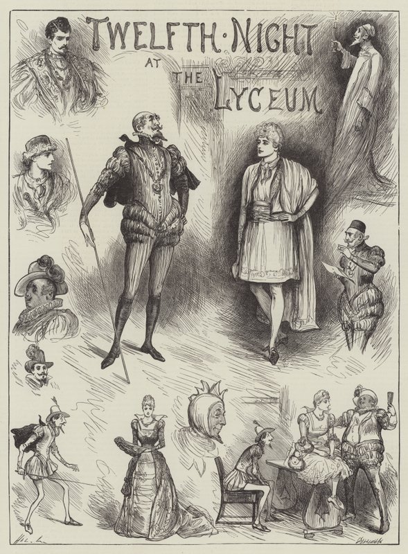 Zwölfte Nacht im Lyceum von Henry Stephen Ludlow
