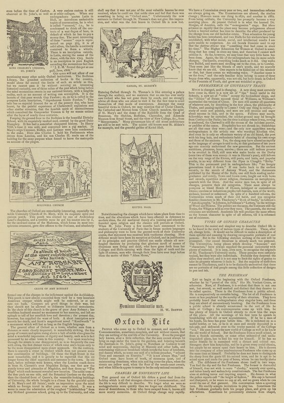 Oxford illustriert von Henry William Brewer