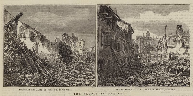 Die Überschwemmungen in Frankreich von Henry William Brewer