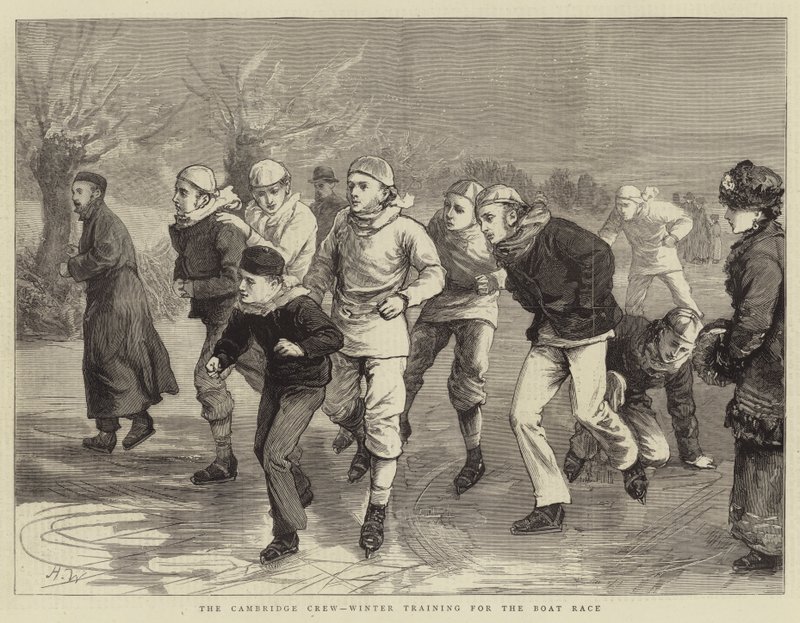 Die Cambridge Crew, Wintertraining für das Bootsrennen von Henry Woods
