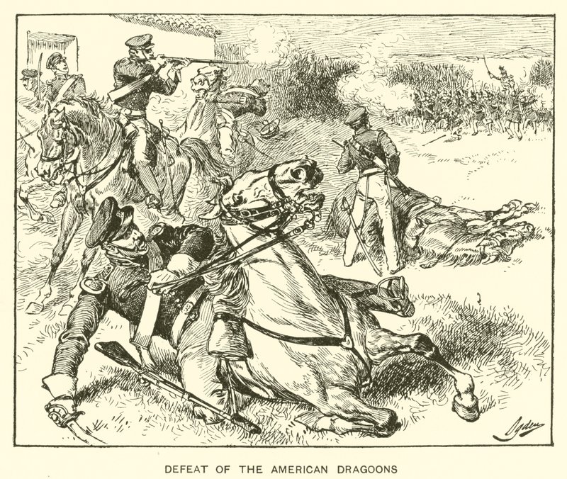 Niederlage der amerikanischen Dragoner von Henry Alexander (after) Ogden