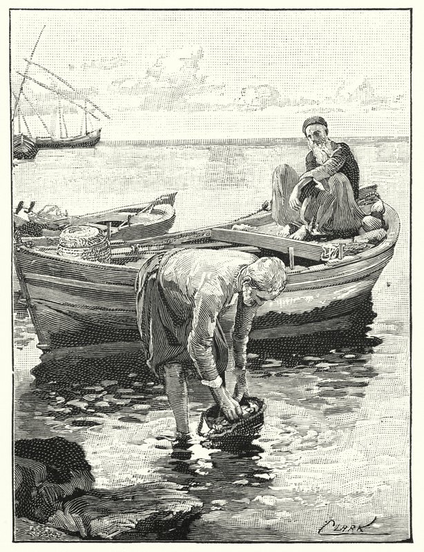Fischer am See von Tiberias von Henry Andrew Harper
