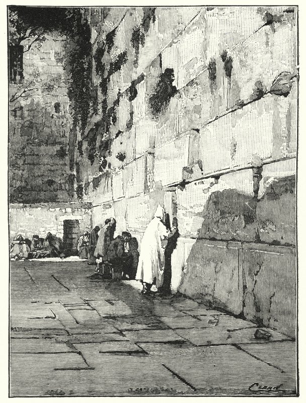 Klagemauer der Juden, Jerusalem von Henry Andrew Harper