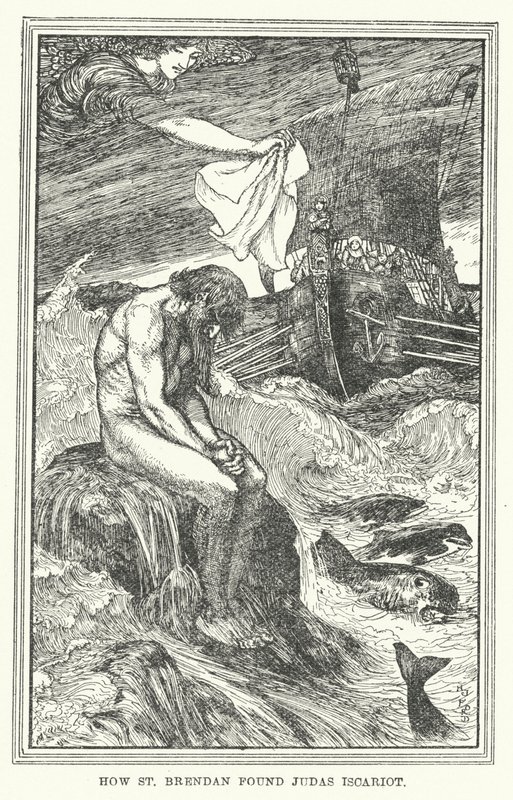 Wie St. Brendan Judas Iskariot fand von Henry Justice Ford