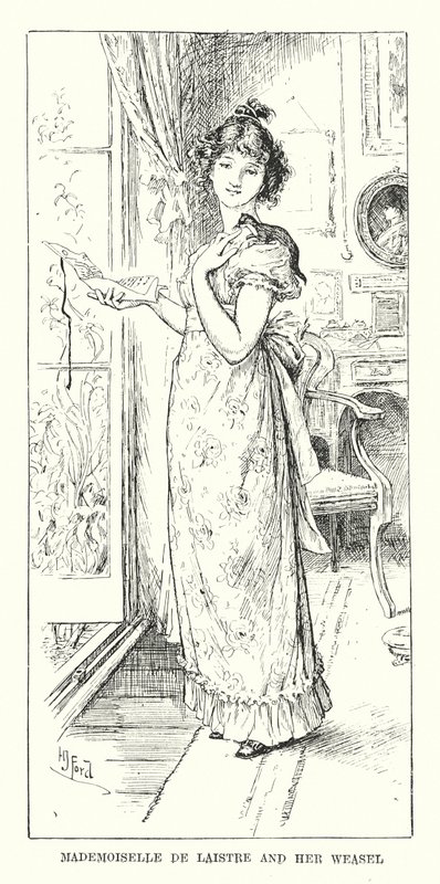 Mademoiselle de Laistre und ihr Wiesel von Henry Justice Ford