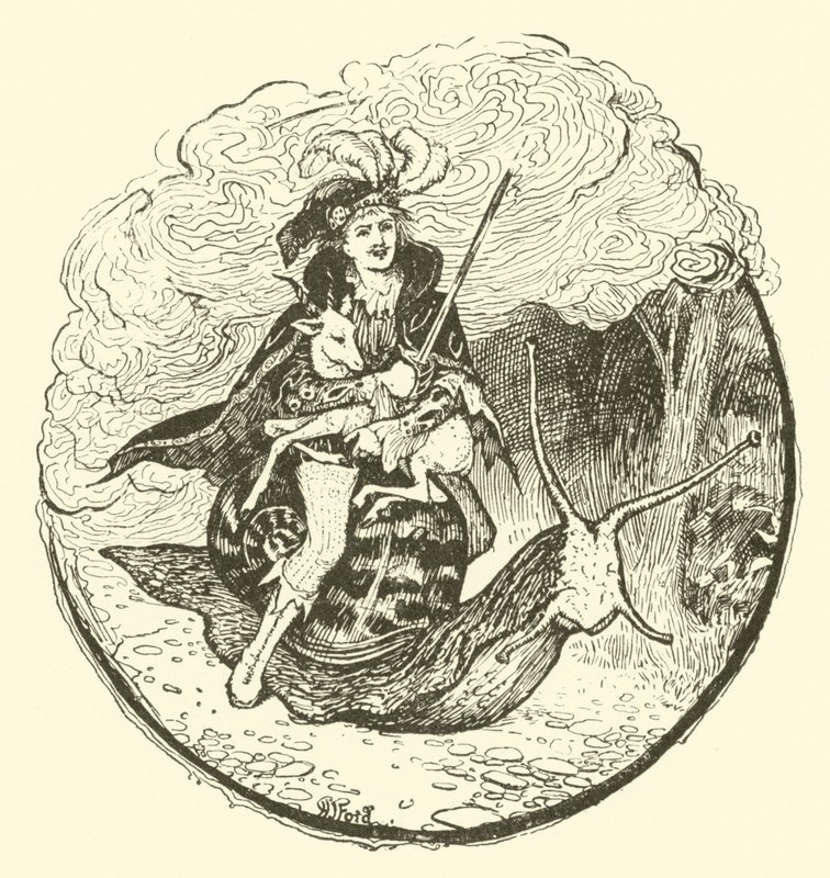Prinz Vivien und Prinzessin Placida (Gravur) von Henry Justice Ford
