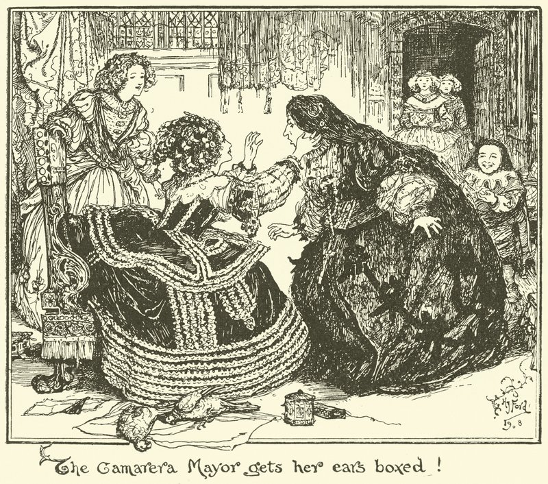 Die Camarera Mayor bekommt ihre Ohren geboxt! von Henry Justice Ford