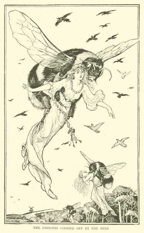 Die Prinzessin wird von den Bienen entführt von Henry Justice Ford