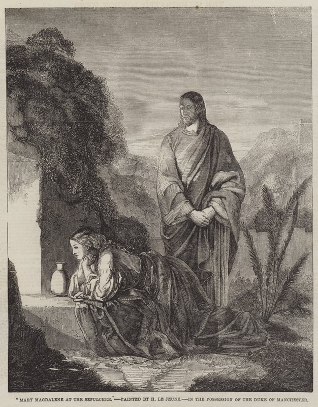 Maria Magdalena am Grab von Henry Le Jeune