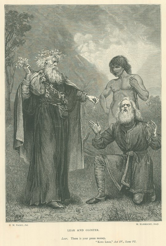 Illustration für König Lear von Henry Marriott Paget