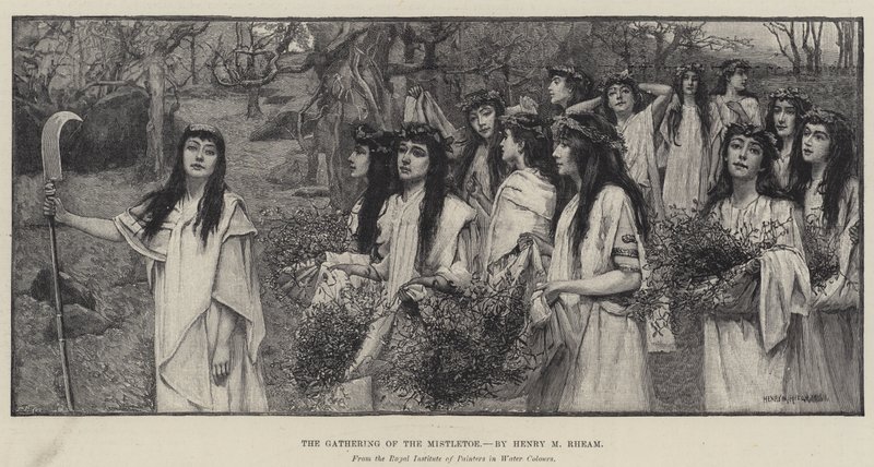 Das Sammeln der Mistel von Henry Meynell Rheam