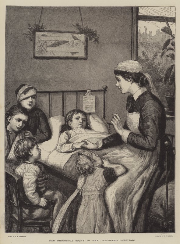Die Weihnachtsgeschichte im Kinderkrankenhaus von Henry Robert Robertson
