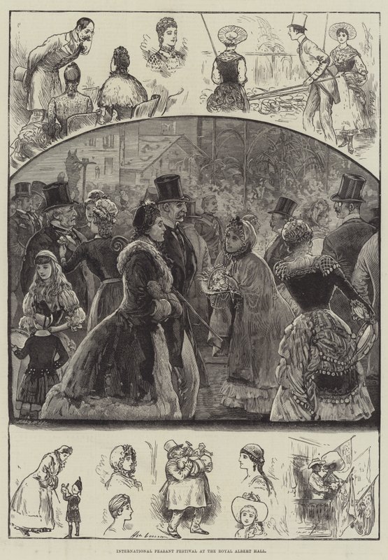 Internationales Bauernfest in der Royal Albert Hall von Henry Stephen Ludlow