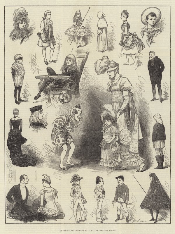 Jugendlicher Kostümball im Mansion House von Henry Stephen Ludlow