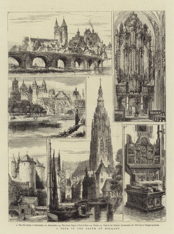 Eine Tour im Süden von Holland von Henry William Brewer