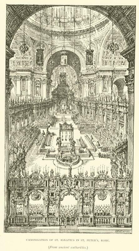 Heiligsprechung von St. Ignatius in St. Peter, Rom von Henry William Brewer
