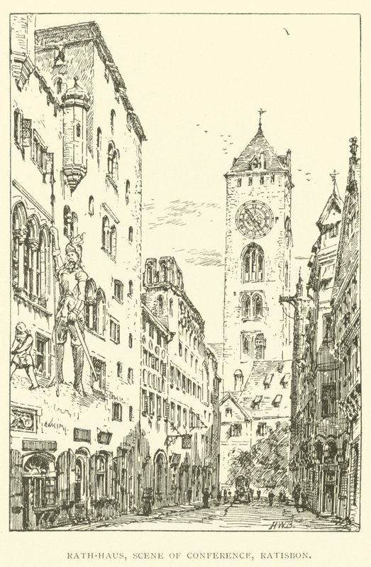 Rath-Haus, Konferenzort, Regensburg von Henry William Brewer