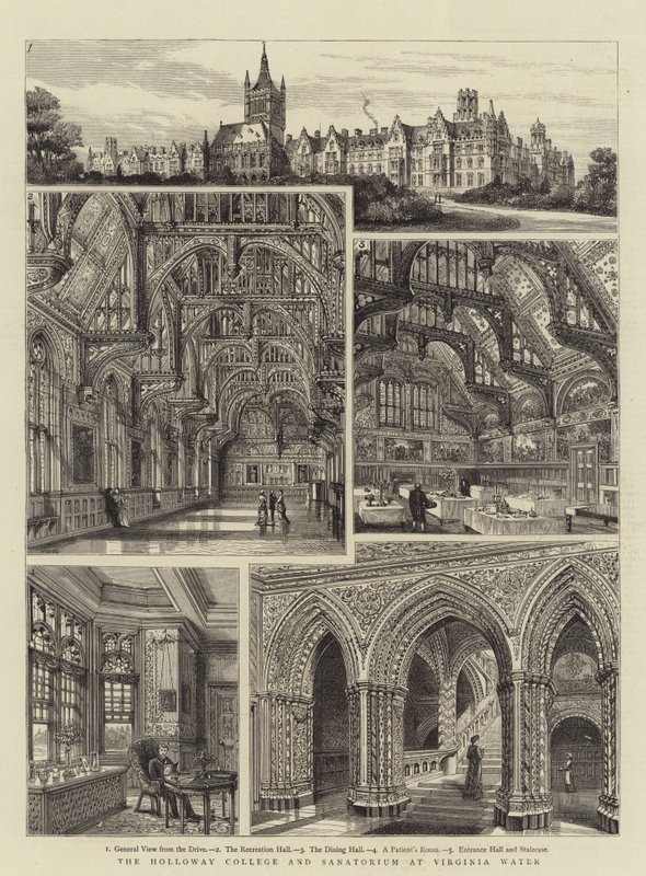 Das Holloway College und Sanatorium in Virginia Water von Henry William Brewer