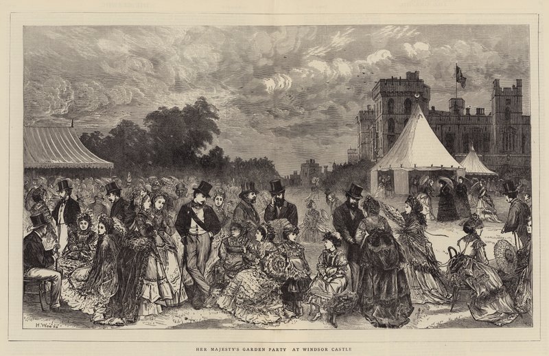 Gartenparty Ihrer Majestät im Windsor Castle von Henry Woods