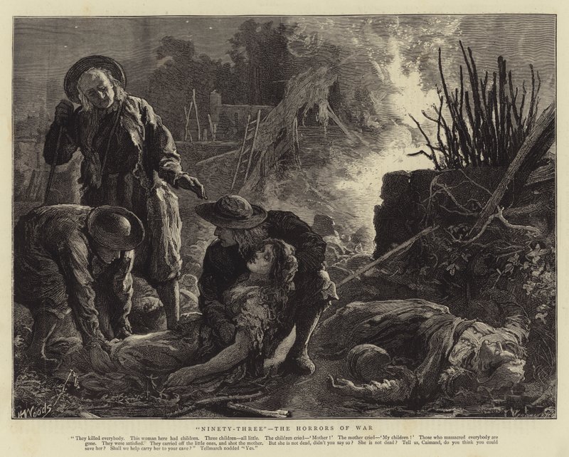 Dreiundneunzig, die Schrecken des Krieges von Henry Woods
