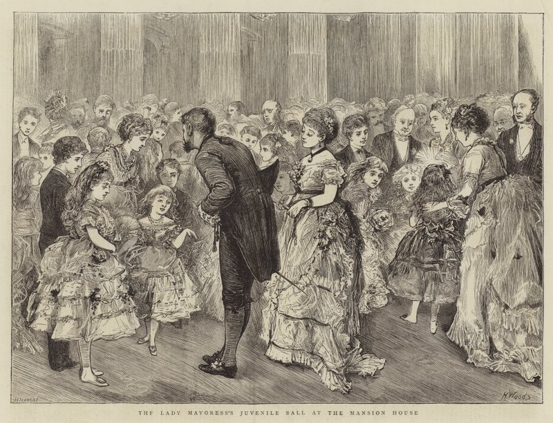 Der Kinderball der Lady Mayoress im Mansion House von Henry Woods
