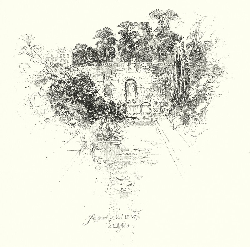 Residenz von Reverend Dr. Wise, in Ellsfield von Herbert (after) Railton