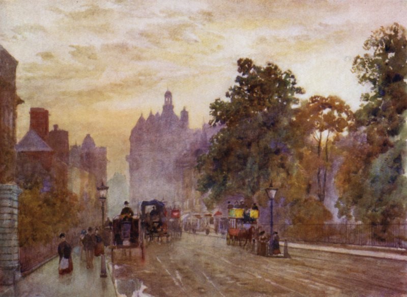Westwärts von Hyde Park Corner von Herbert Menzies (after) Marshall