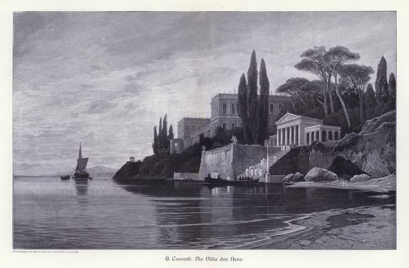Die Villa von Nero von Herman David Salomon Corrodi