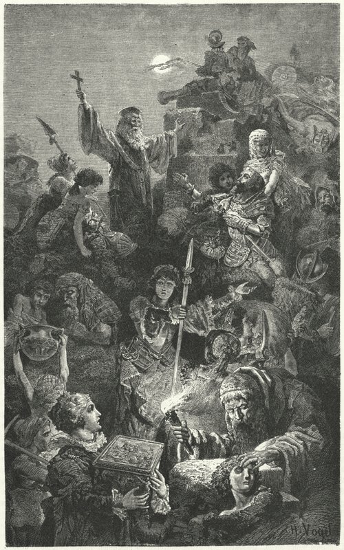 Belagerung der venezianischen Stadt Nikosia durch die Osmanen, 1570 von Hermann Vogel