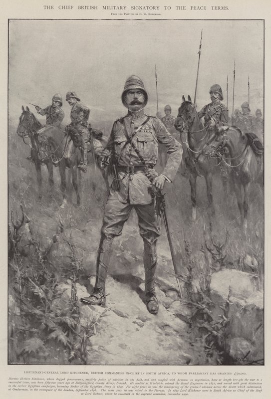 Der Hauptbritische Militärunterzeichner der Friedensbedingungen von Hermanus Willem Koekkoek