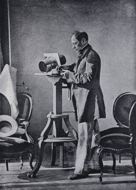 Porträt von Hippolyte Bayard, von ihm selbst aufgenommen (s/w Foto) von Hippolyte Bayard