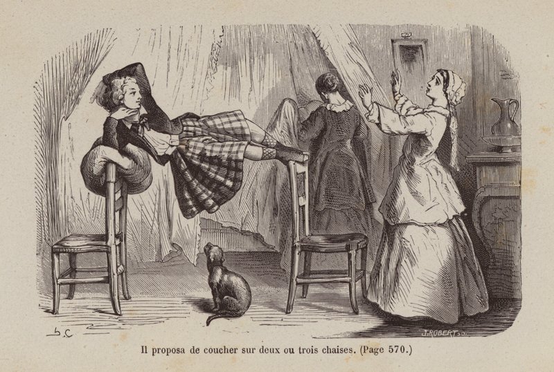 Illustration für Un Bon Petit Diable von Horace (after) Castelli