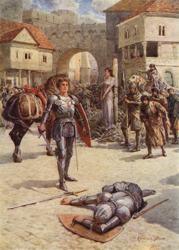 St. Georg zur Rettung, der stolze Graf von Coventry lag tot von Howard Davie