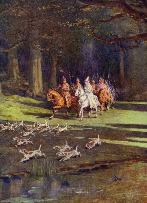 Die ganze Gesellschaft machte sich auf den Weg in den Wald von Howard Davie